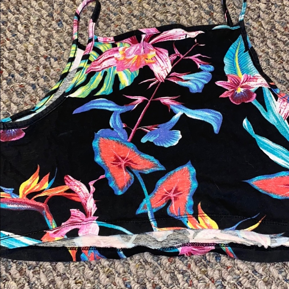 Floral tank top